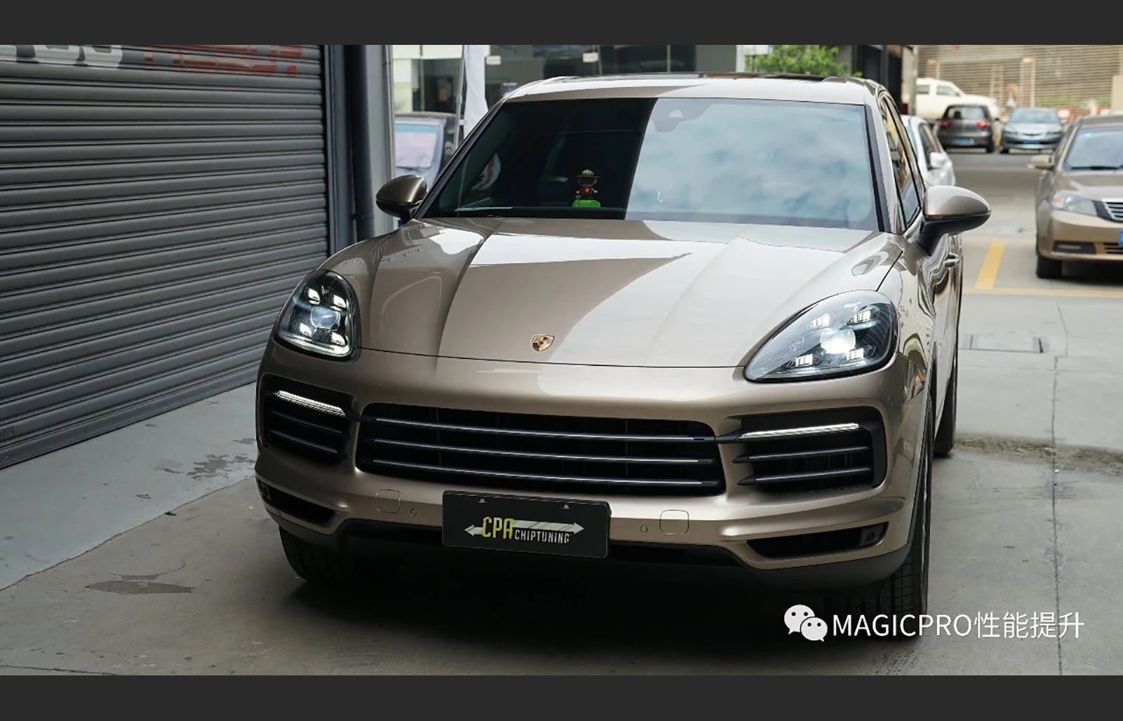 Porsche SUV z chip tuningiem CPA