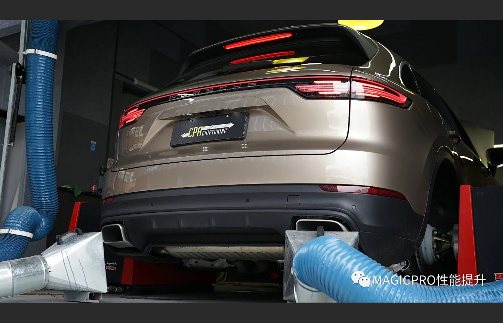 Porsche SUV z chip tuningiem CPA